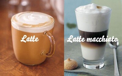 кофе латте-макиато
